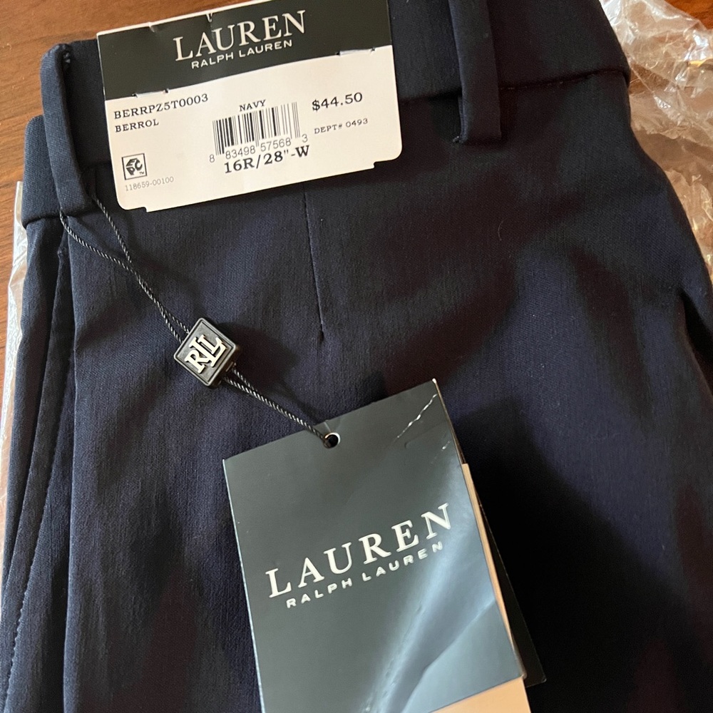 Ralph Lauren Boys Navy Dress Pants